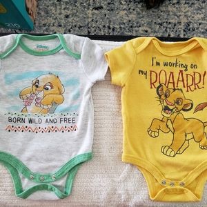Disney Baby Lion King onsie set